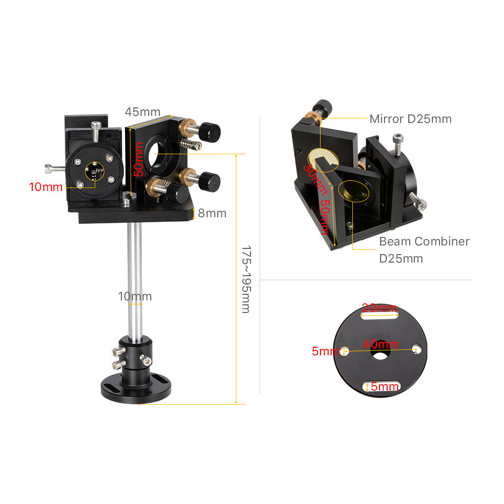 Cloudray Laser Beam Combiner Set