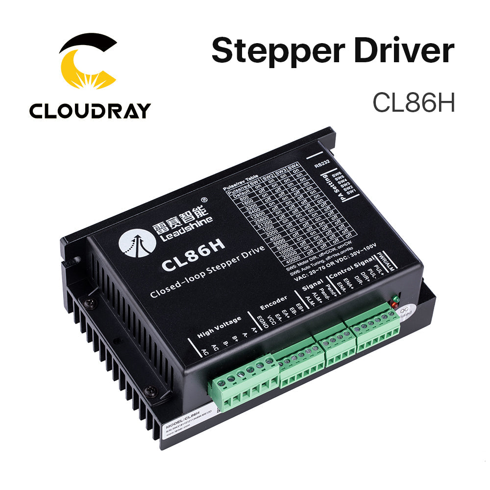 Cloudray CL86H 18-80VDC 4-8A Leadshine Closed Loop Stepper Motor Driver