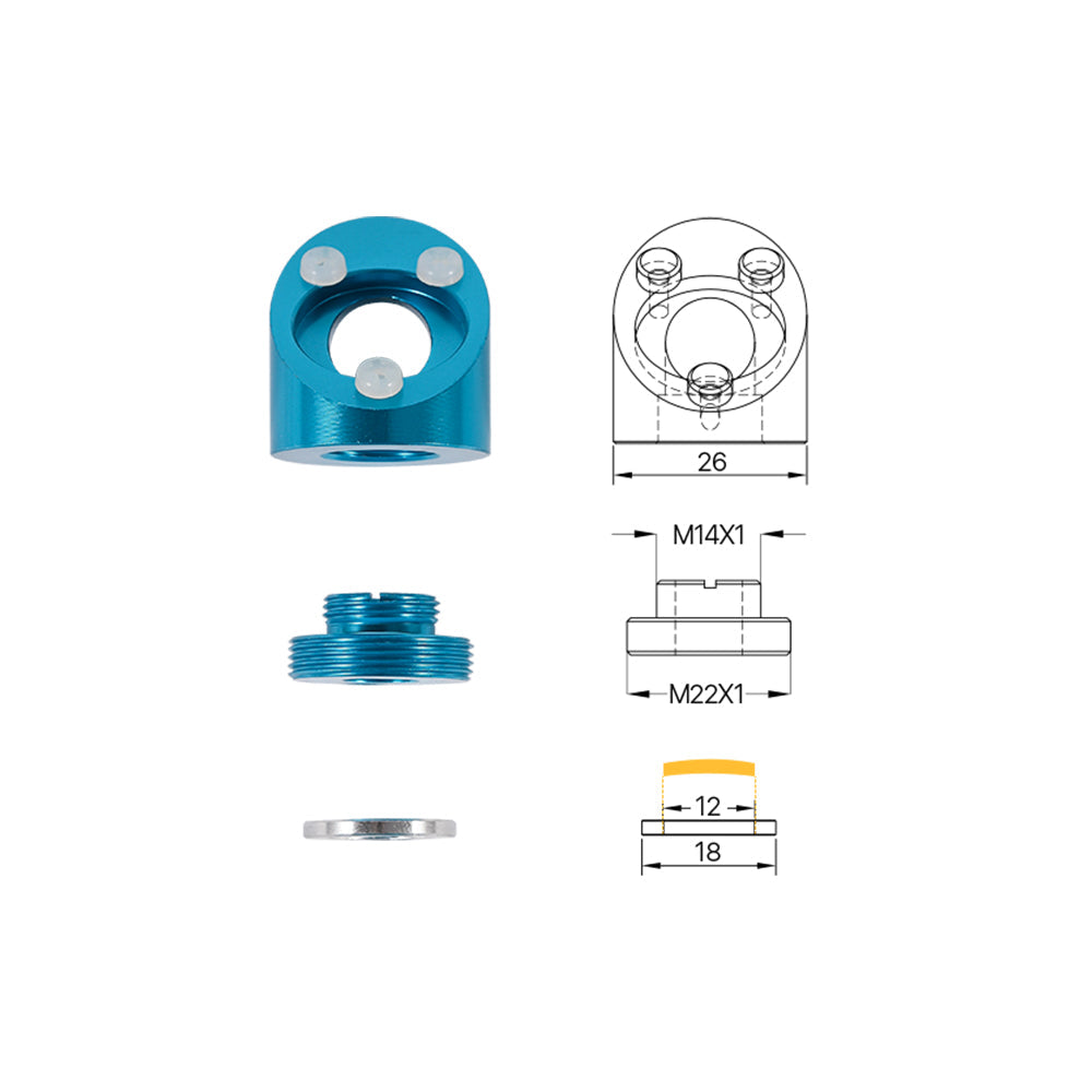 Cloudray K Series K40  CO2 Laser Head