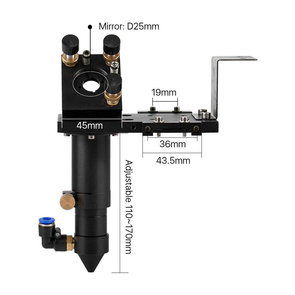 Cloudray E Series CO2 Laser Machine Metal Parts Set