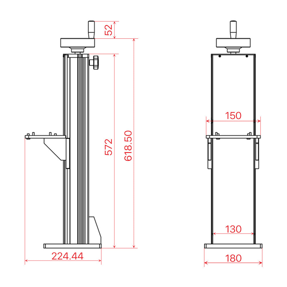 Cloudray CO2 Laser Lift Table For Marking Machine