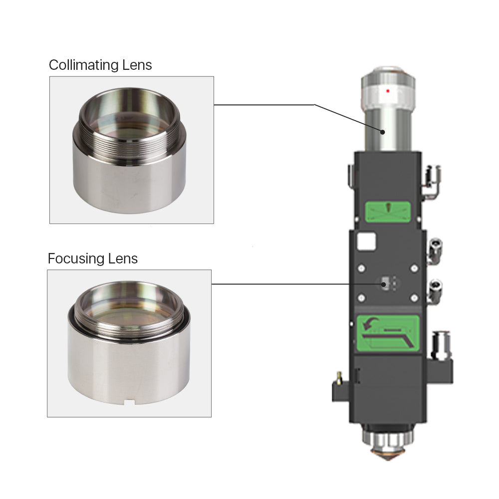 Cloudray Collimating & Focus Lens With Lens Tube For Raytools BT240(S)