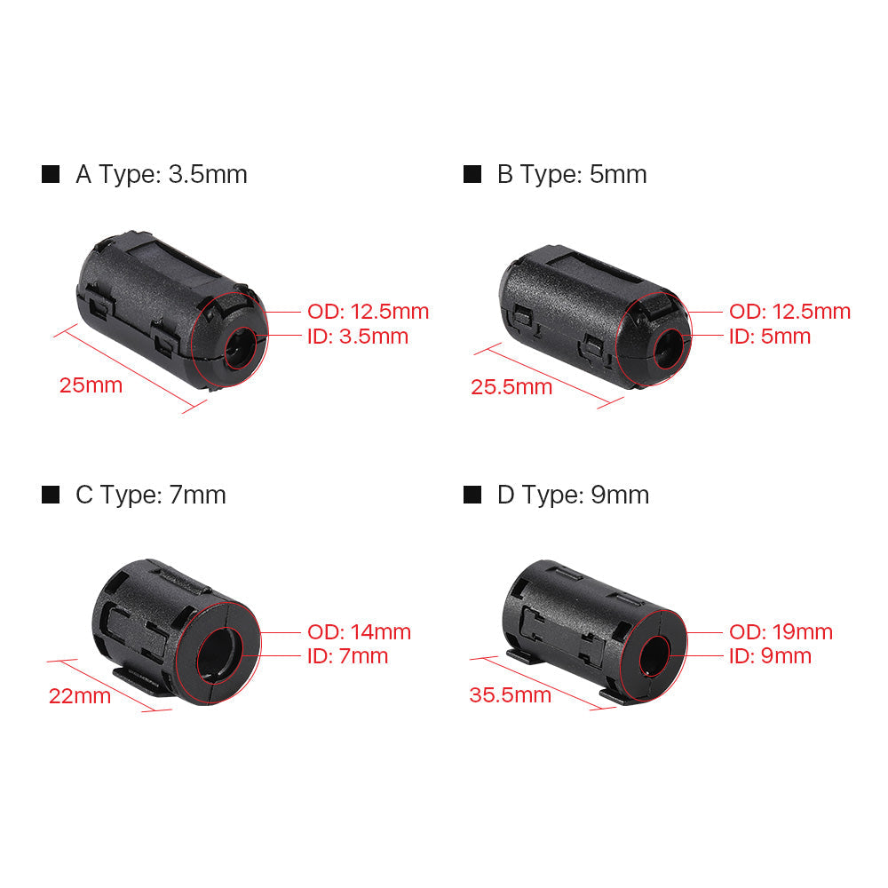 Cloudray Degaussing Ring For 3.5-28mm AC Power Cords