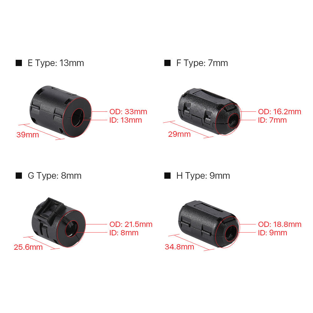 Cloudray Degaussing Ring For 3.5-28mm AC Power Cords