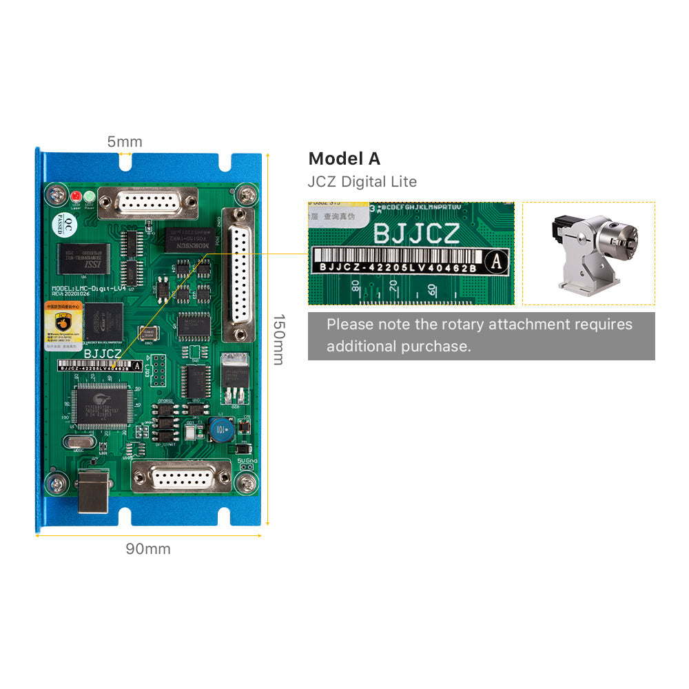 Cloudray JCZ Digital Lite Marking Control Card