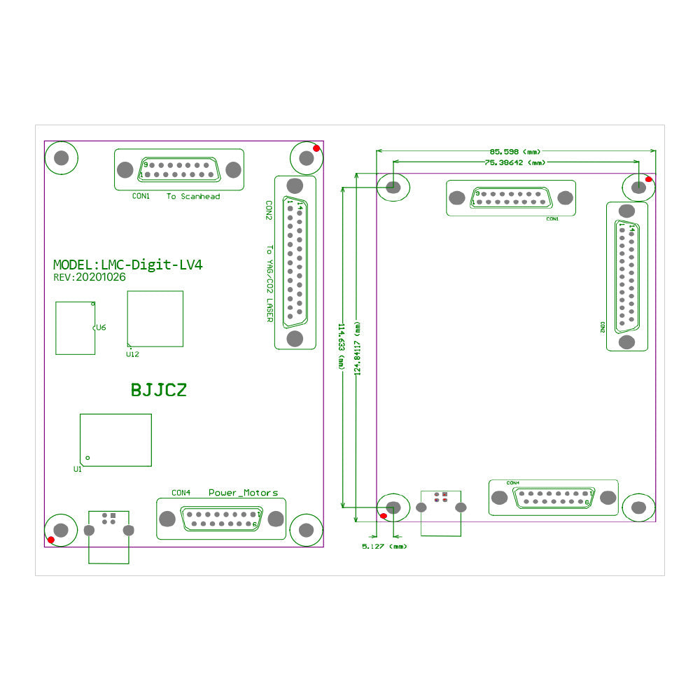 Cloudray JCZ Digital Lite Marking Control Card