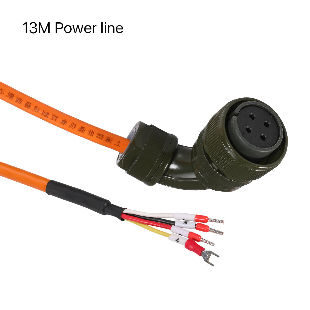 Cloudray 13M Encoder Cable & Power Cable Set For 1.3KW Fuji Servo Motor & Driver Fiber Laser Machine