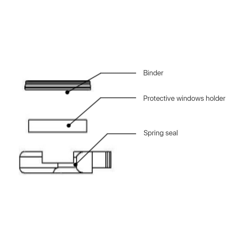 Cloudray Internally Mounted Spring Seals For Raytools BM114S Laser Cutting Head