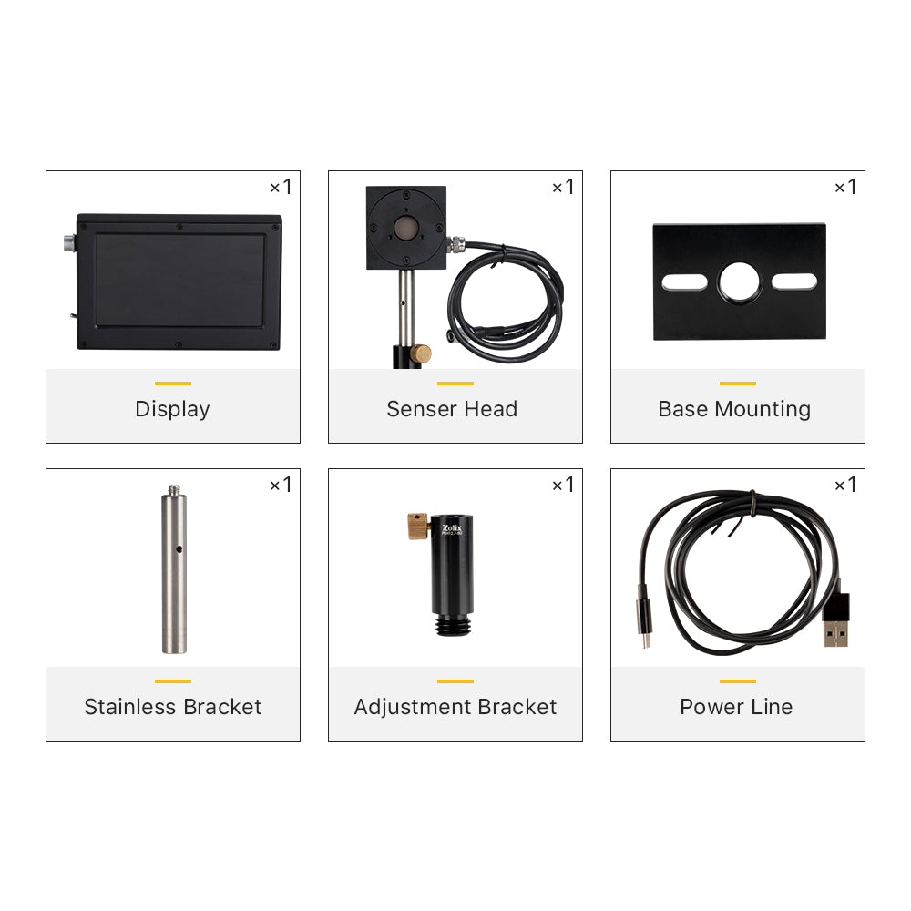 Cloudray 0-60W High Accuracy Laser Beam Power and Energy Meter