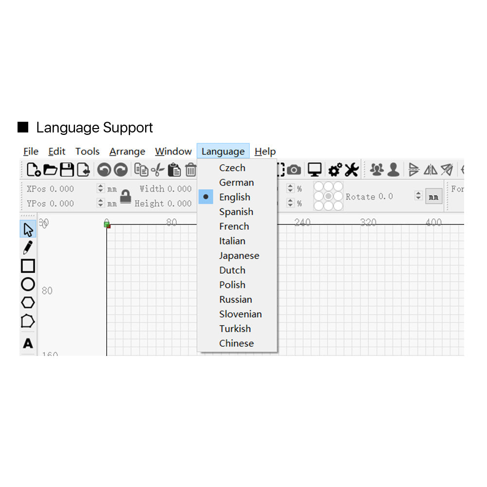 Cloudray Partner LightBurn Software For Laser Cutter Control / Galvo Laser Control