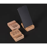 Cloudray Laser Marking & Engraving Material Solid-wood Phone Holder