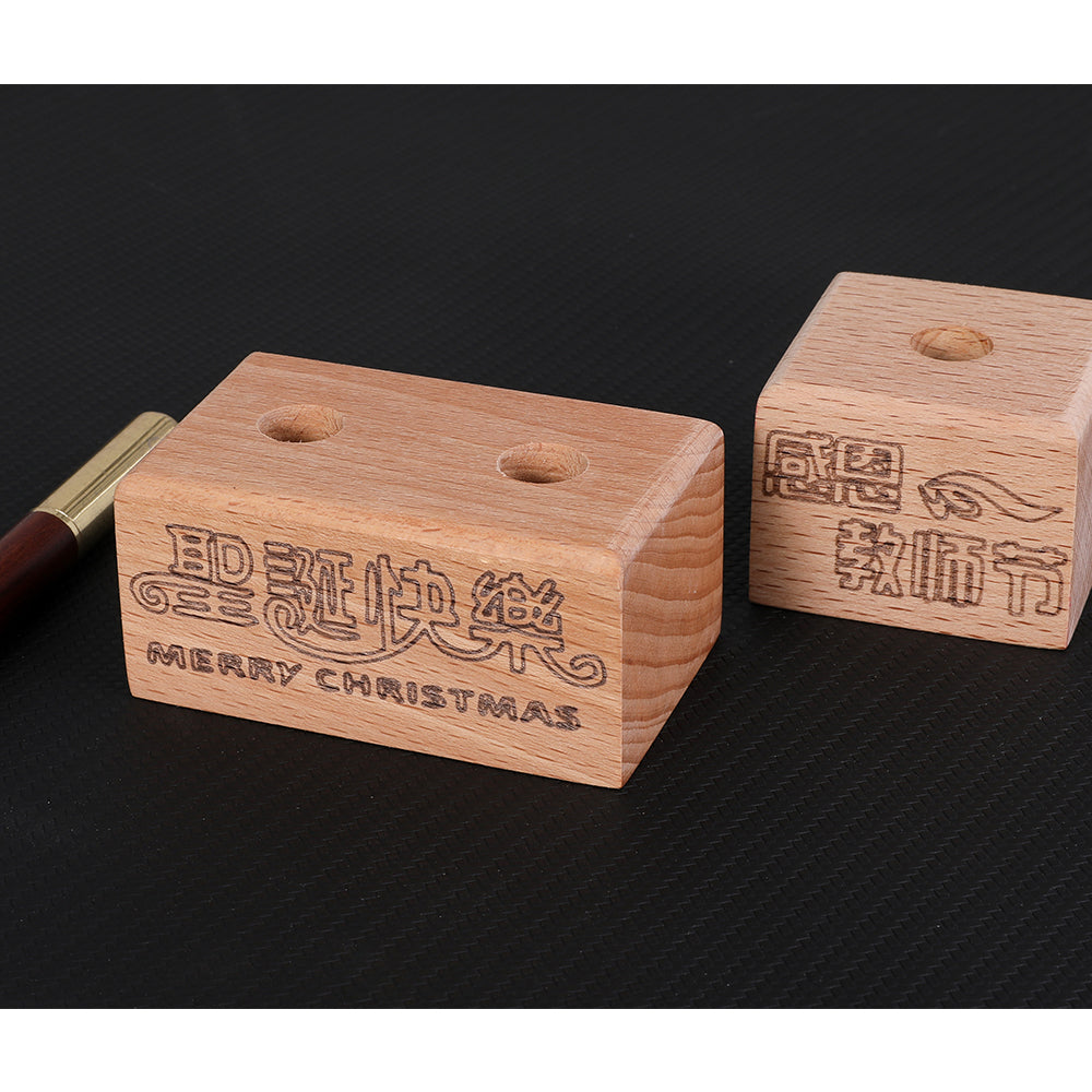 Cloudray DIY Material Solid Wooden Pen Holder For Laser Engraving