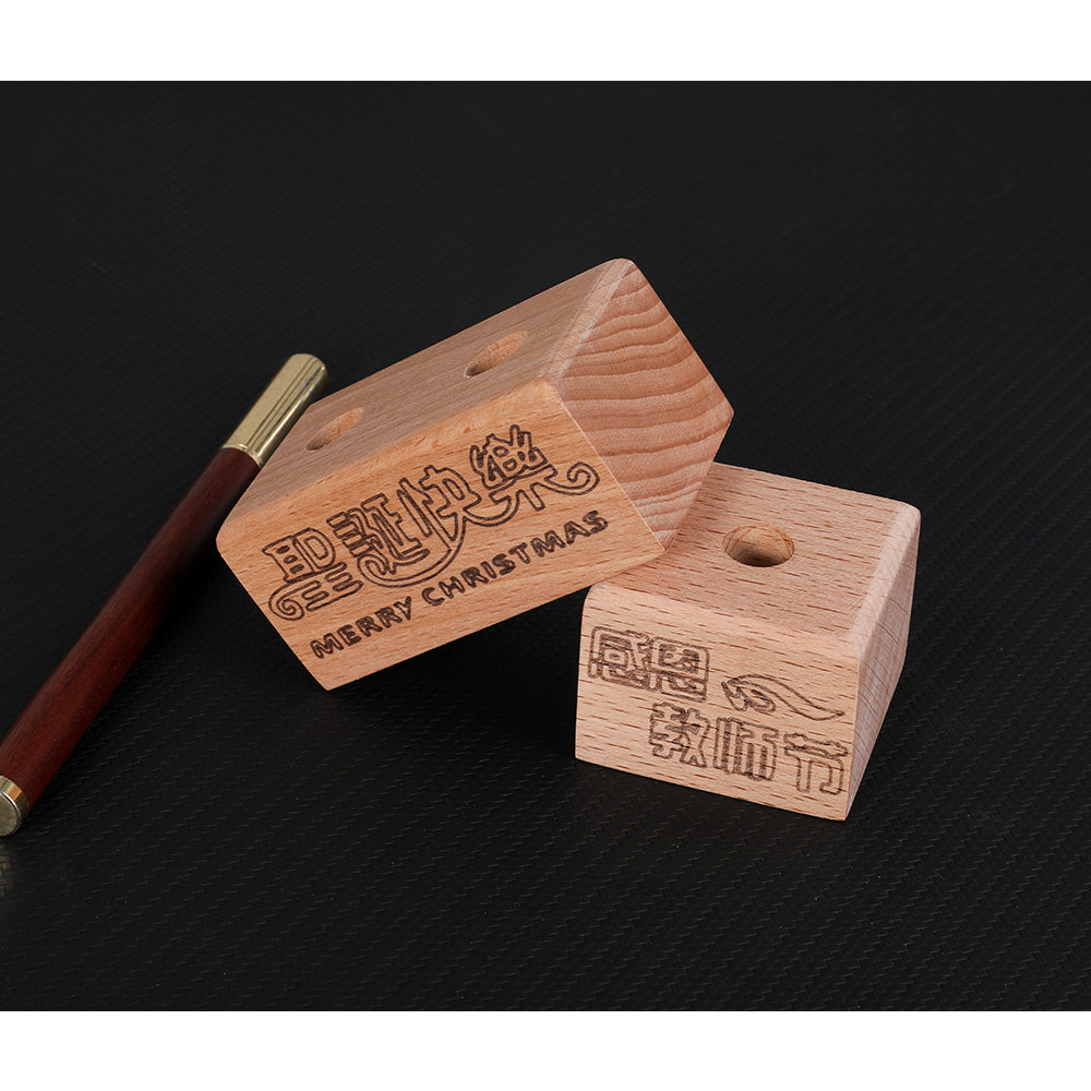 Cloudray DIY Material Solid Wooden Pen Holder For Laser Engraving