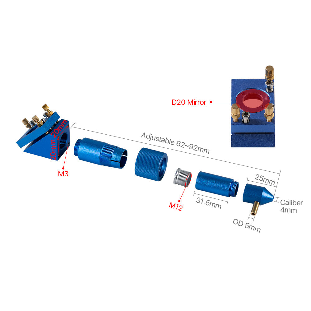 Cloudray K Series K4060 Laser Head Set Blue