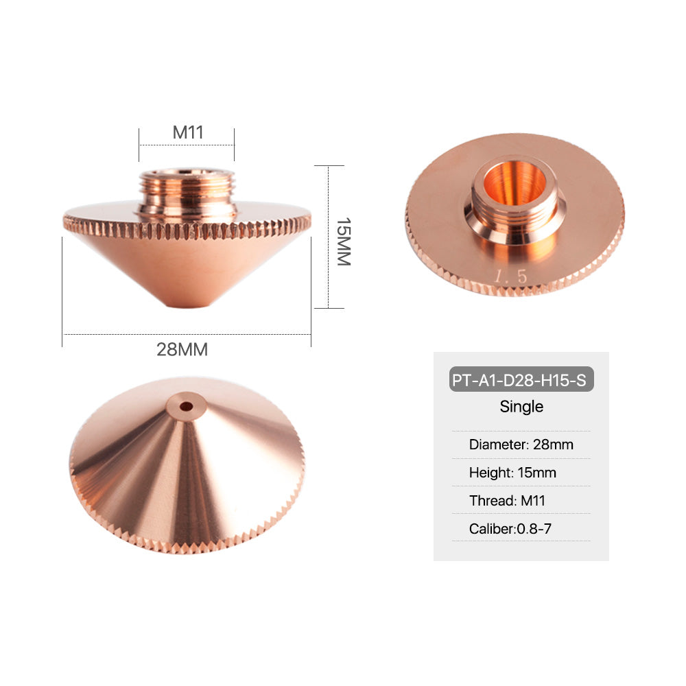 Cloudray For PT A Type Laser Cutting Nozzles