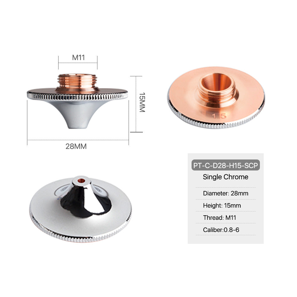 Cloudray For PT C Type Laser Cutting Nozzles