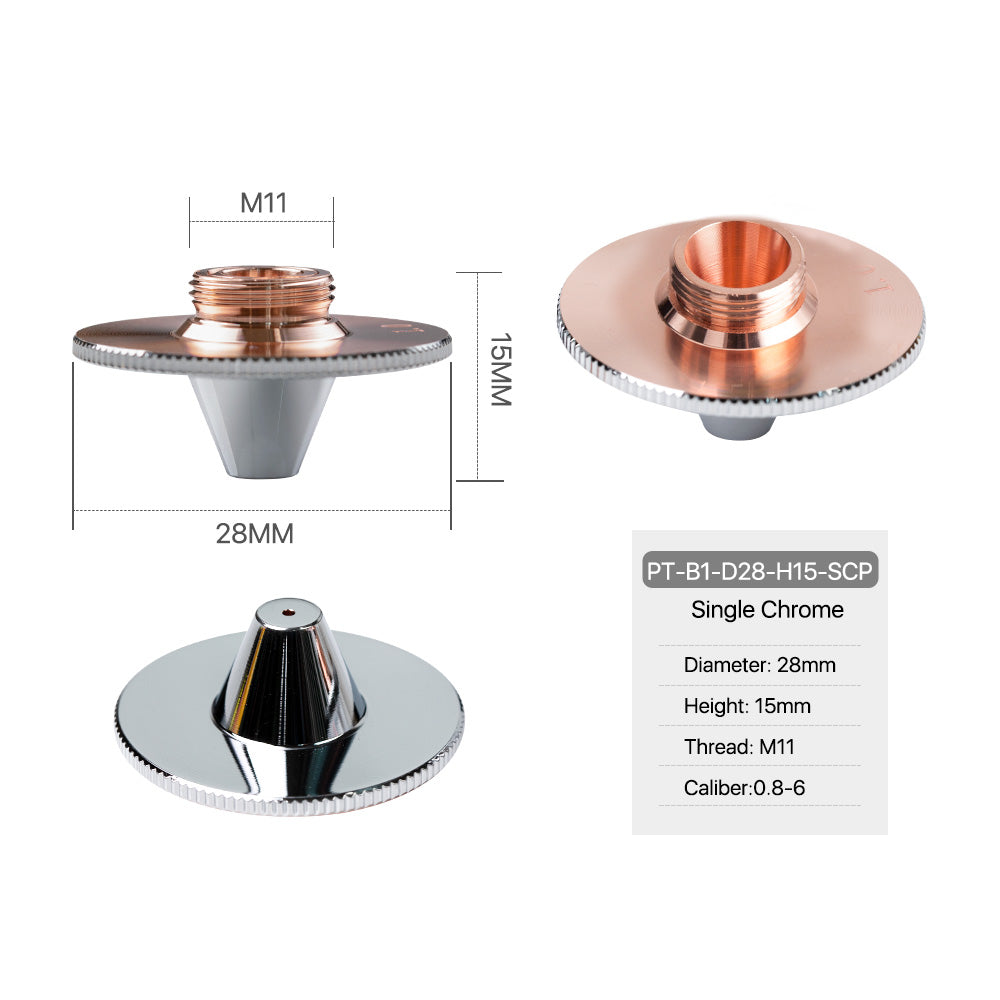 Cloudray For PT B Type Laser Cutting Nozzles