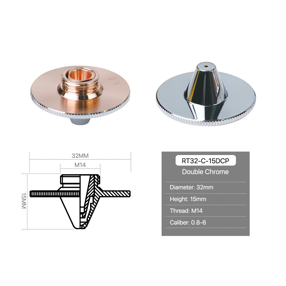 Cloudray Raytools C Type Laser Cutting Nozzles