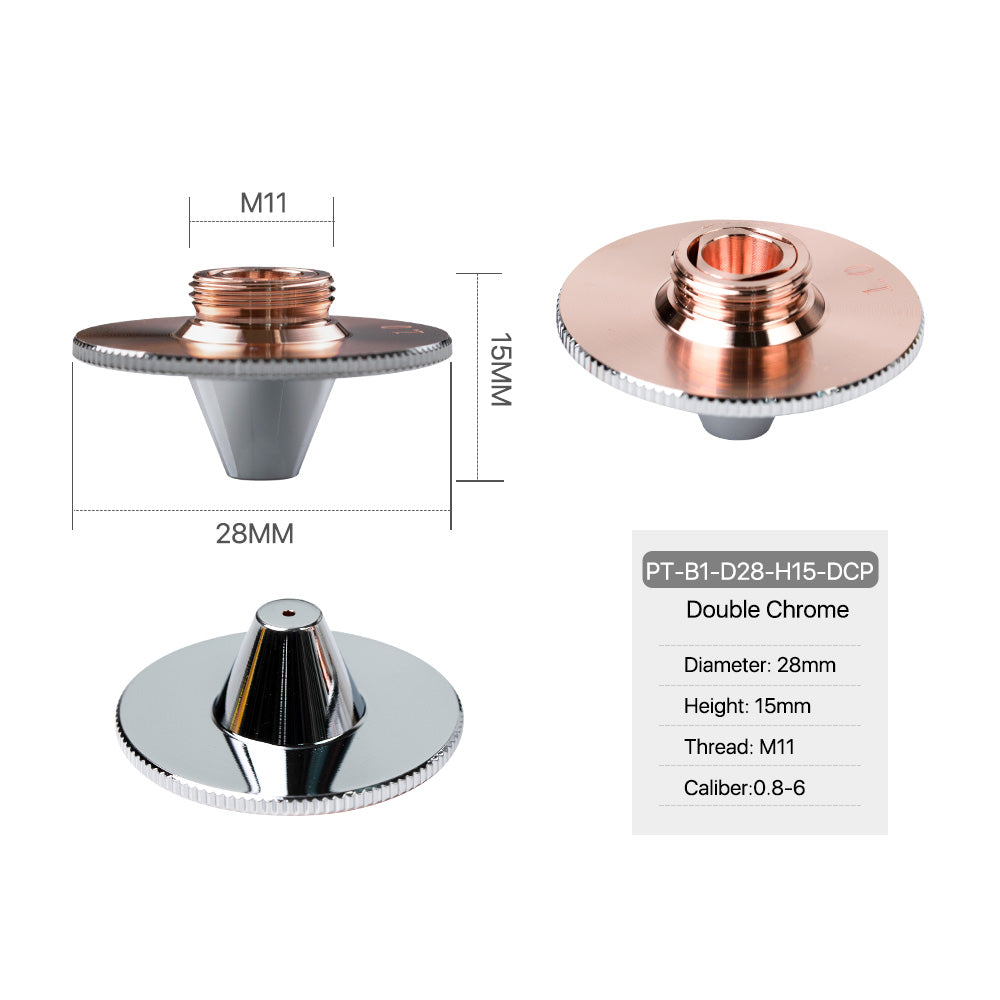 Cloudray For PT B Type Laser Cutting Nozzles