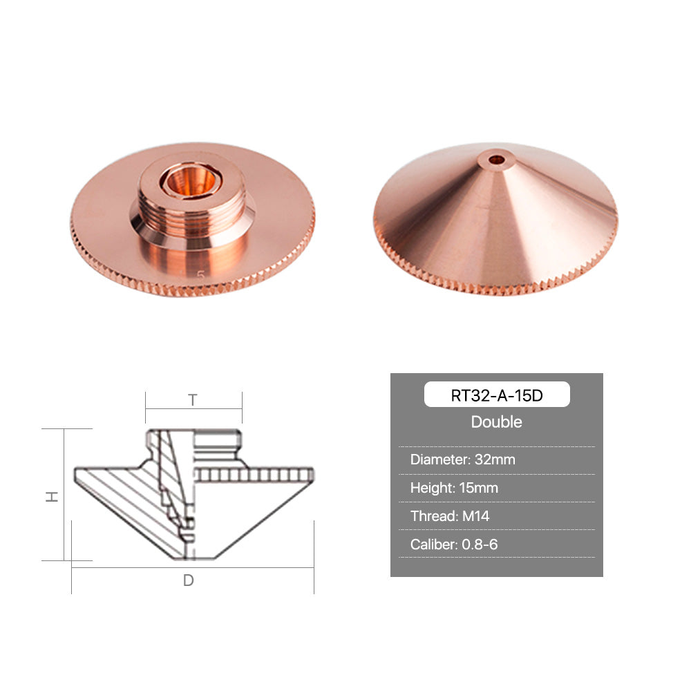 Cloudray Raytools A Type Laser Cutting Nozzles