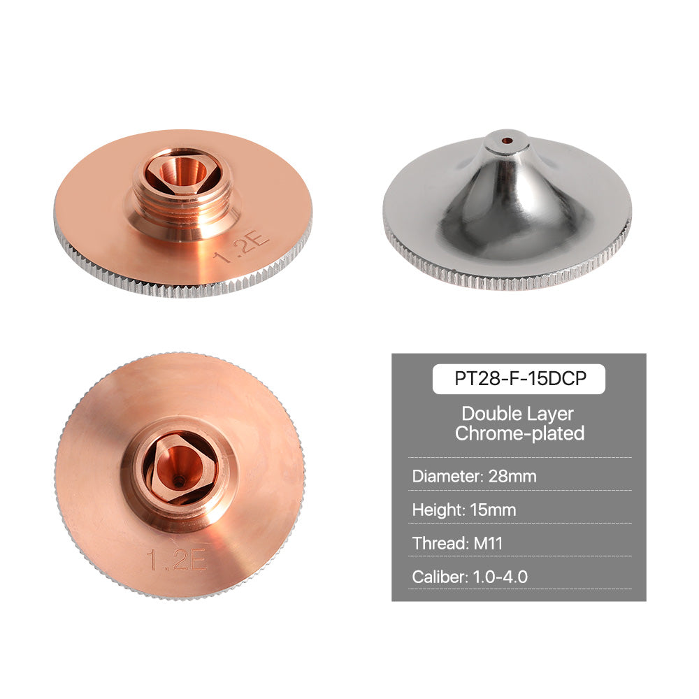 Cloudray For PT F Type High Speed Laser Cutting Nozzles