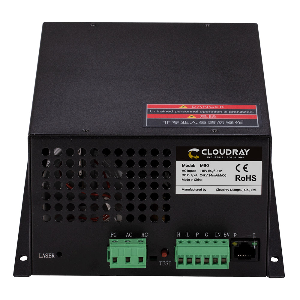 Cloudray 60W 115/230V MYJG CO2 Power Supply