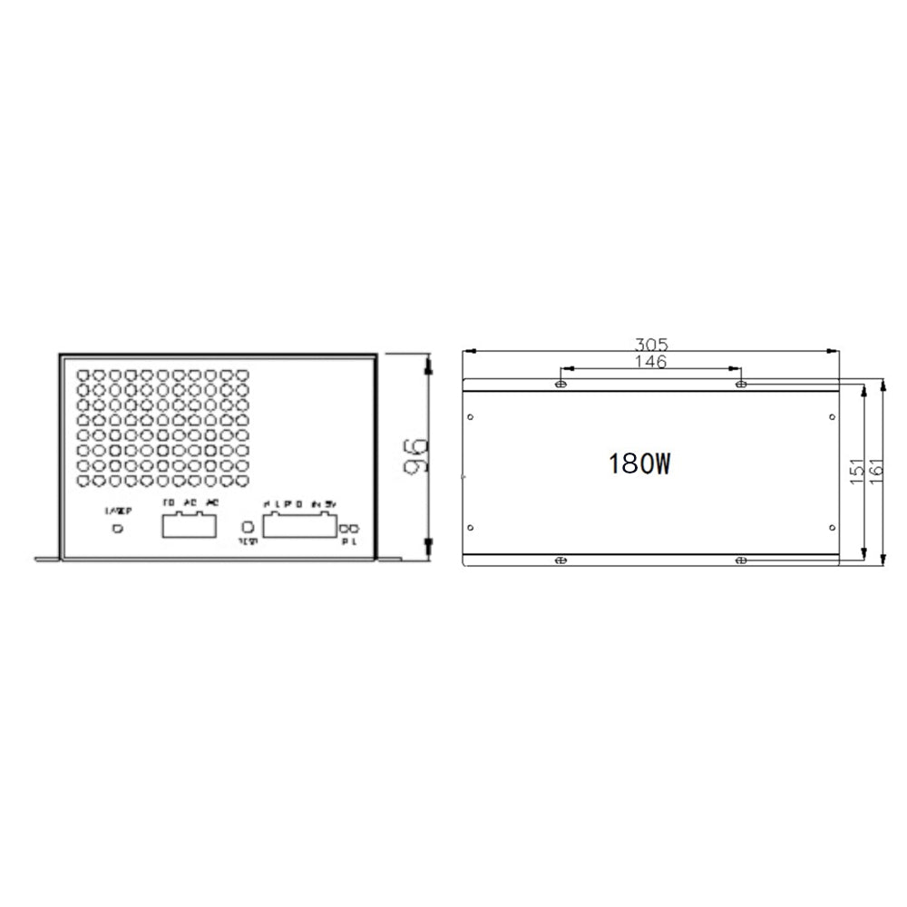 Cloudray 180W MYJG CO2 Laser Power Supply