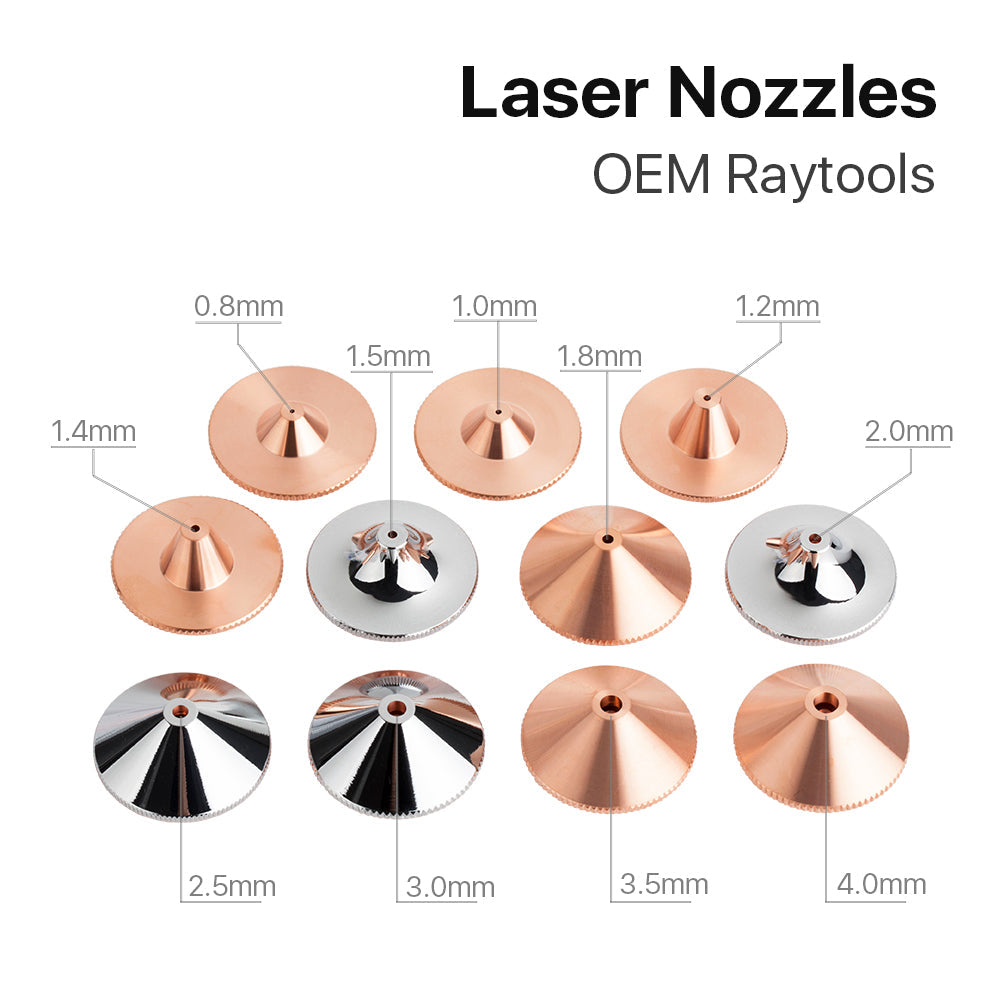 Cloudray Raytools E Type Laser Cutting Nozzles For Precision Cutting