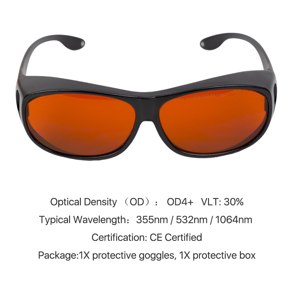 Cloudray 355 & 532nm OD4 Laser Safety Goggles For Welding