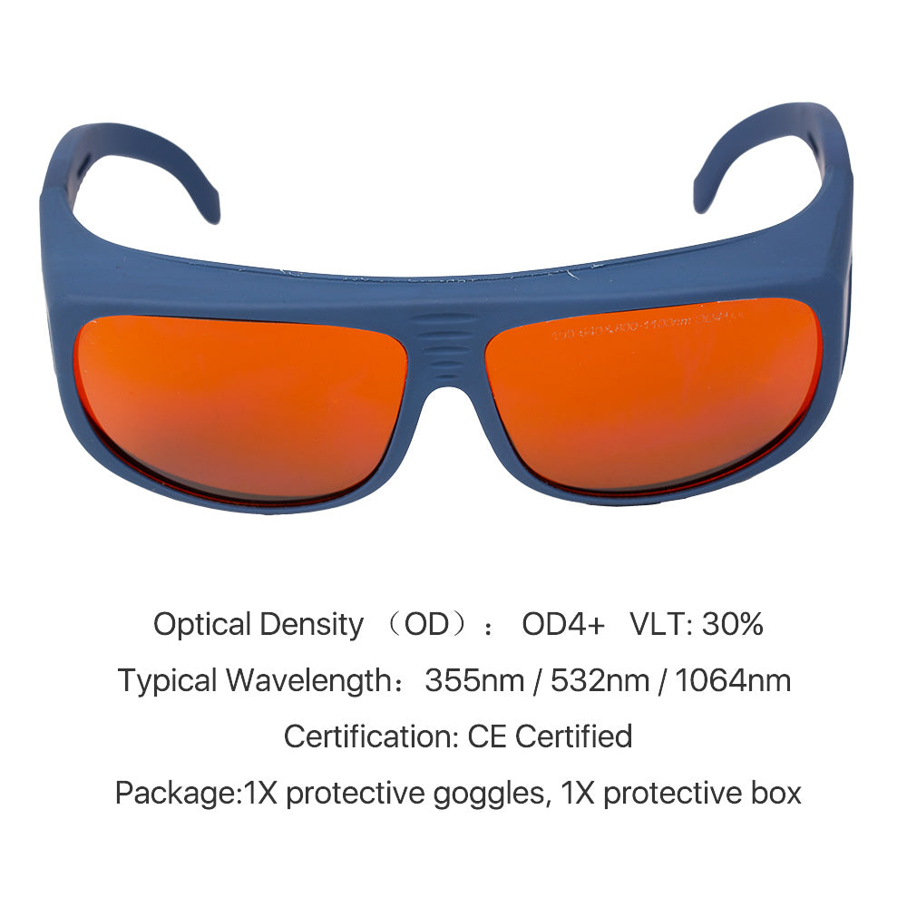 Cloudray 355 & 532nm OD4 Laser Safety Goggles For Welding