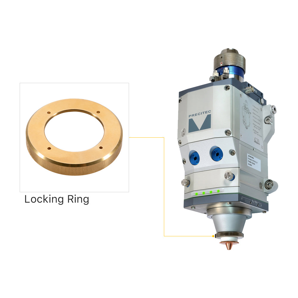 Cloudray Nozzle Connector Locking Ring For Laser Cutting Head