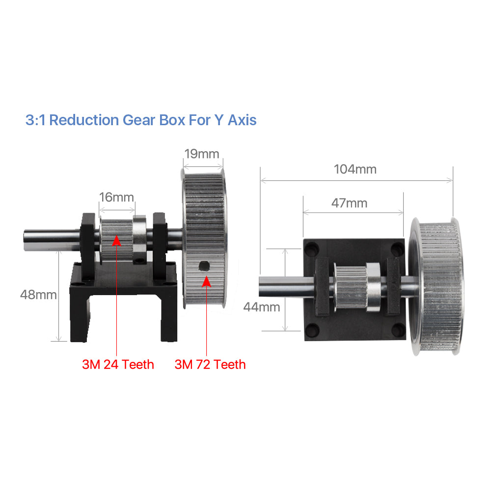 Cloudray C Series CO2 Laser Machine Metal Parts Set