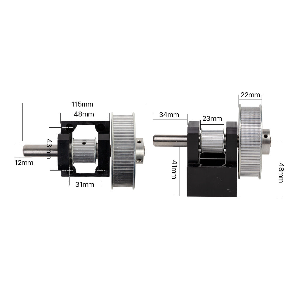 Cloudray Laser Machine Mechanical Parts Reduction Gear Base