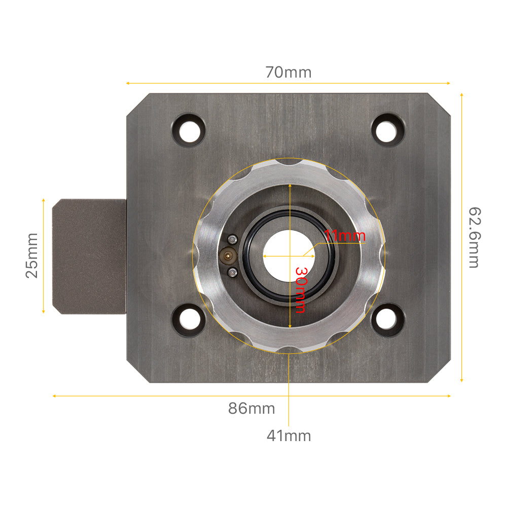 Cloudray Nozzle Connector Thin Style For Raytools Laser Cutting Head BT240S