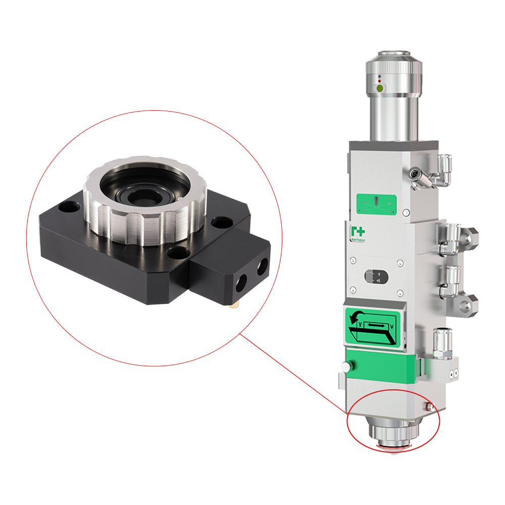 Ray Connector Cloudray Nozzle Connector For Raytools Laser Cutting Head BT230 ...
