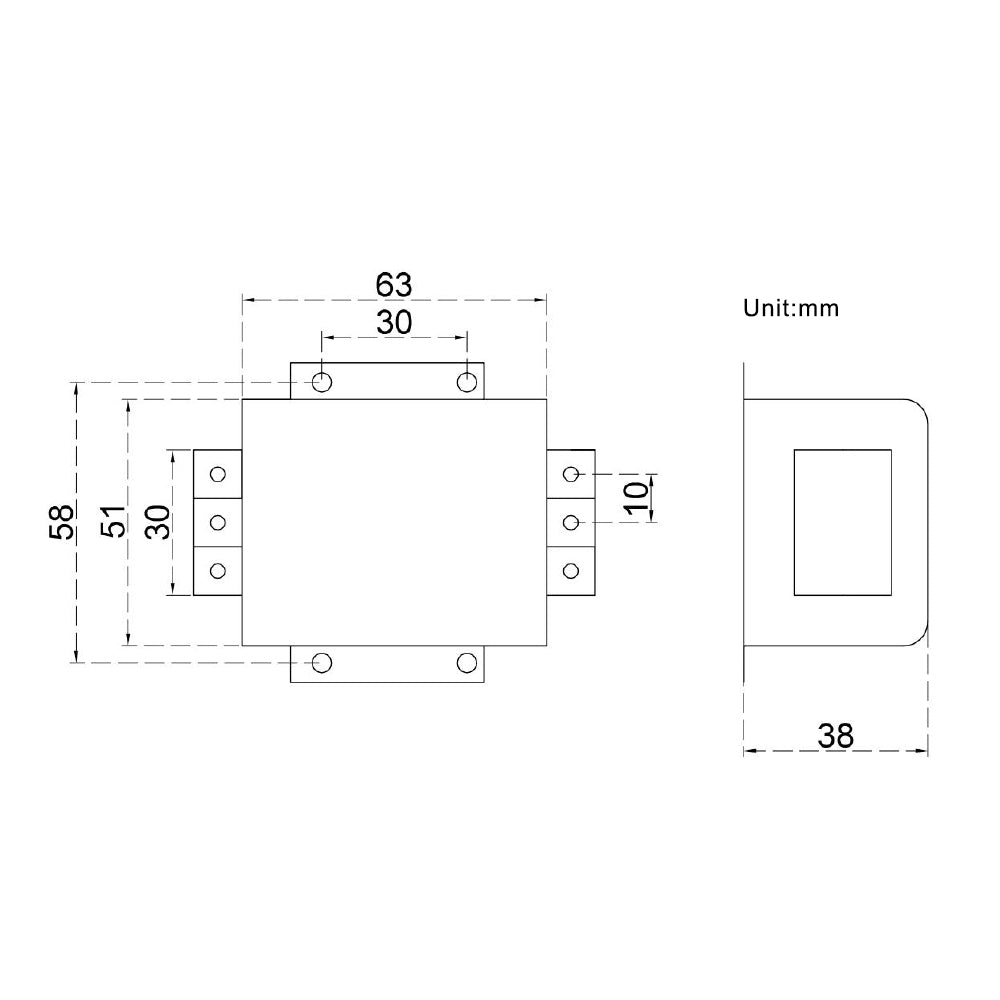 Cloudray 10A Single Phase EMI Filter