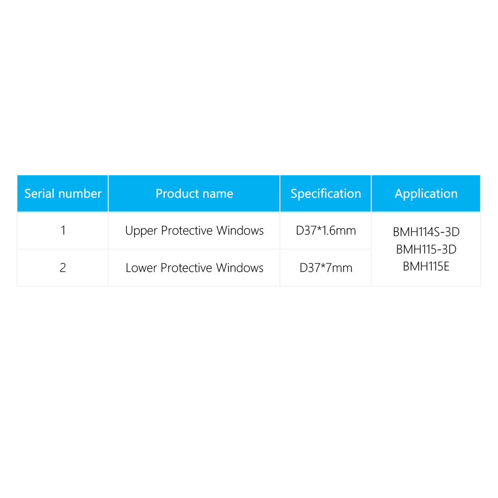 Cloudray Original Raytools Fiber Laser Protective Windows