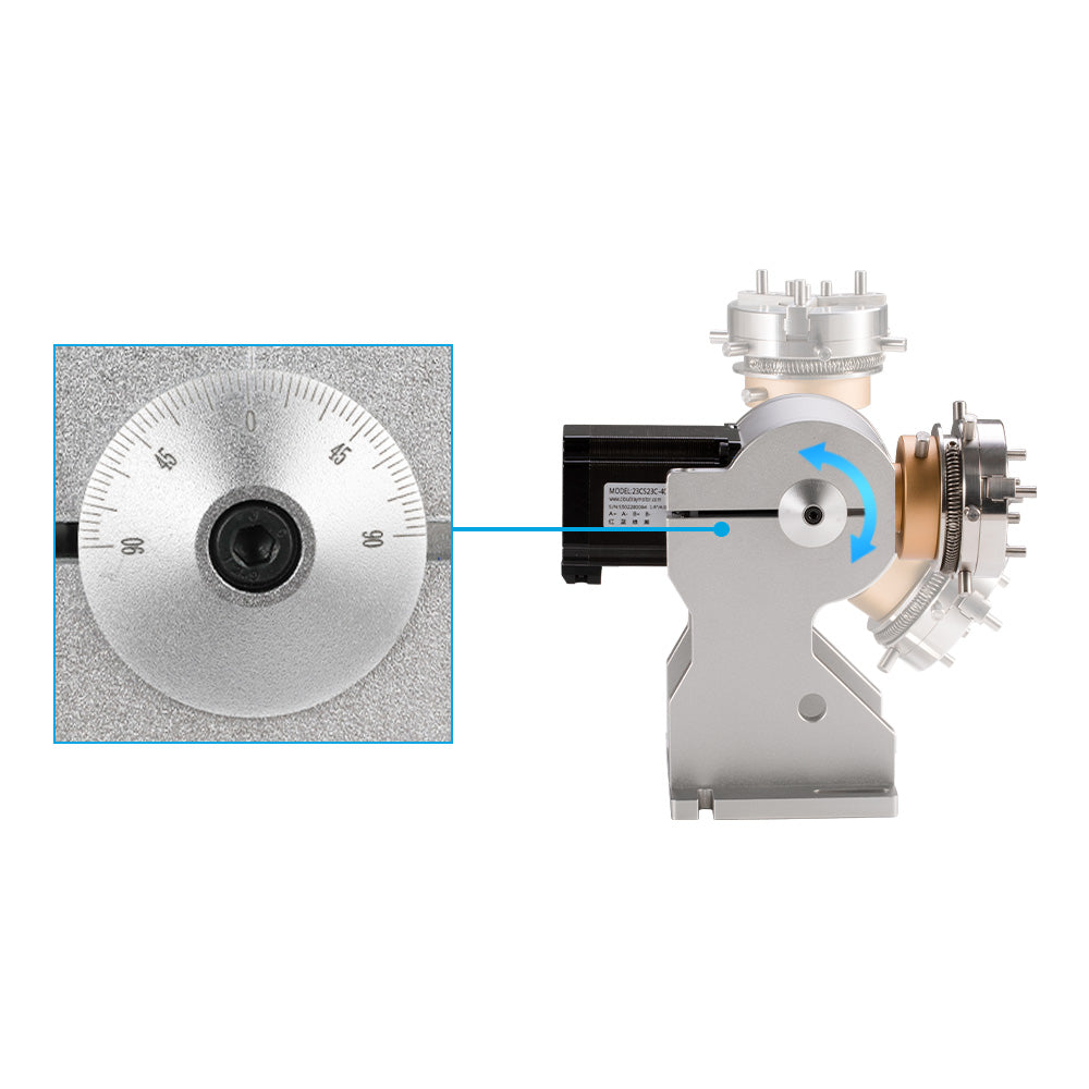 D69 D80 D100 A Series Rotary Attachment Set