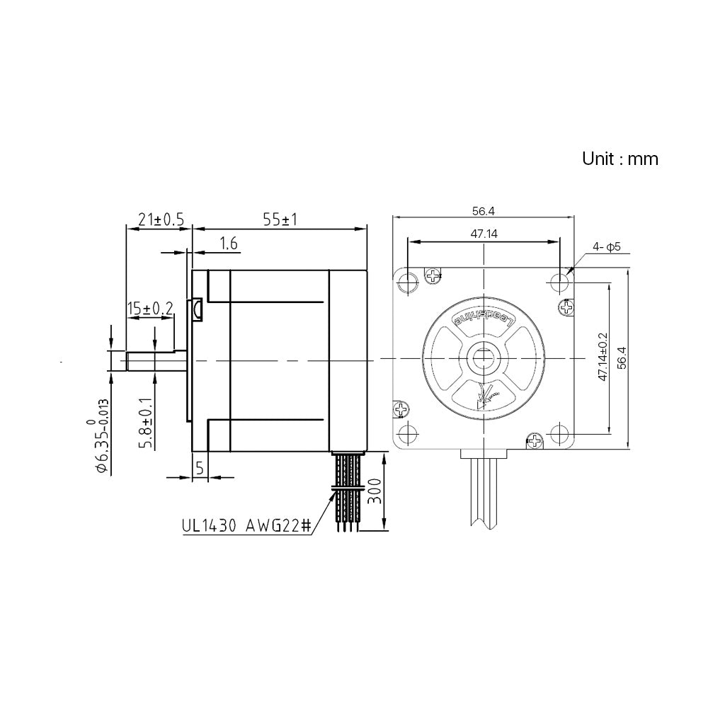 Cloudray Leadshine 57CM13 2-Phase Stepper Motor