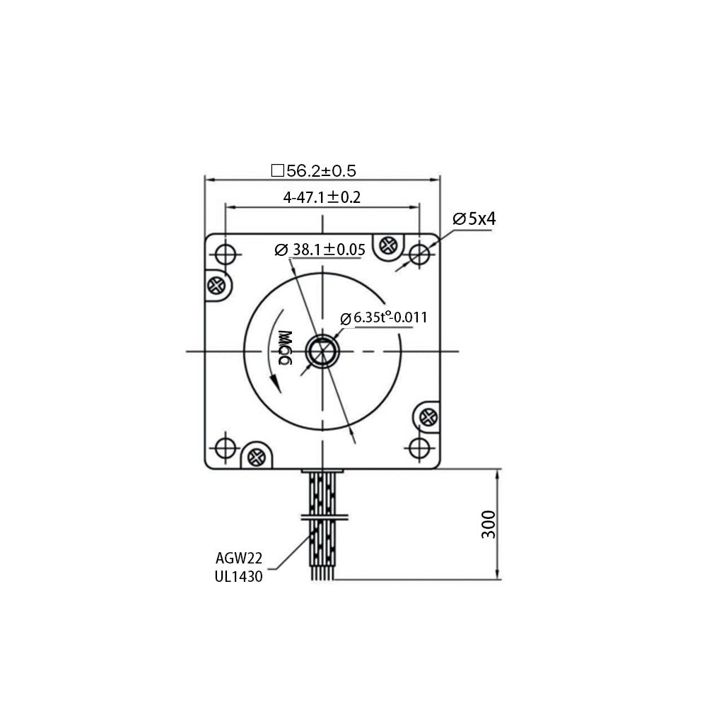 Cloudray Leadshine 57HS09 2-Phase Nema 23 Stepper Motor