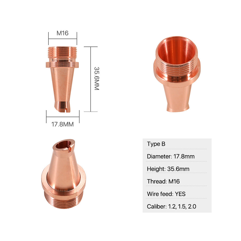 Cloudray WEIYE Laser Nozzles For Welding Head