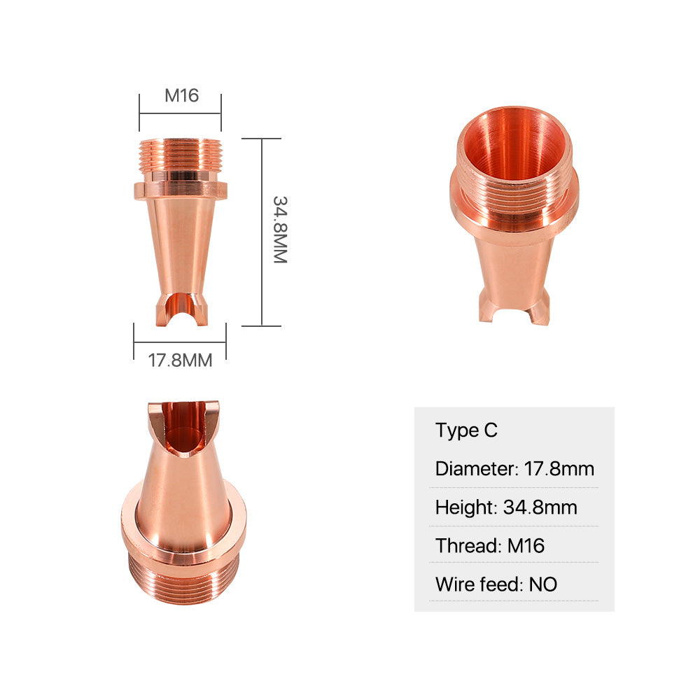 Cloudray WEIYE Laser Nozzles For Welding Head