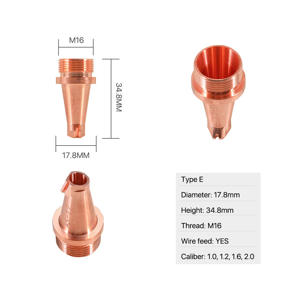 Cloudray WEIYE Laser Nozzles For Welding Head