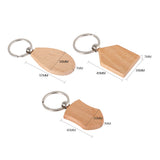 Cloudray DIY Material Solid Wood Key Chain For Co2 Laser Engraving & Marking