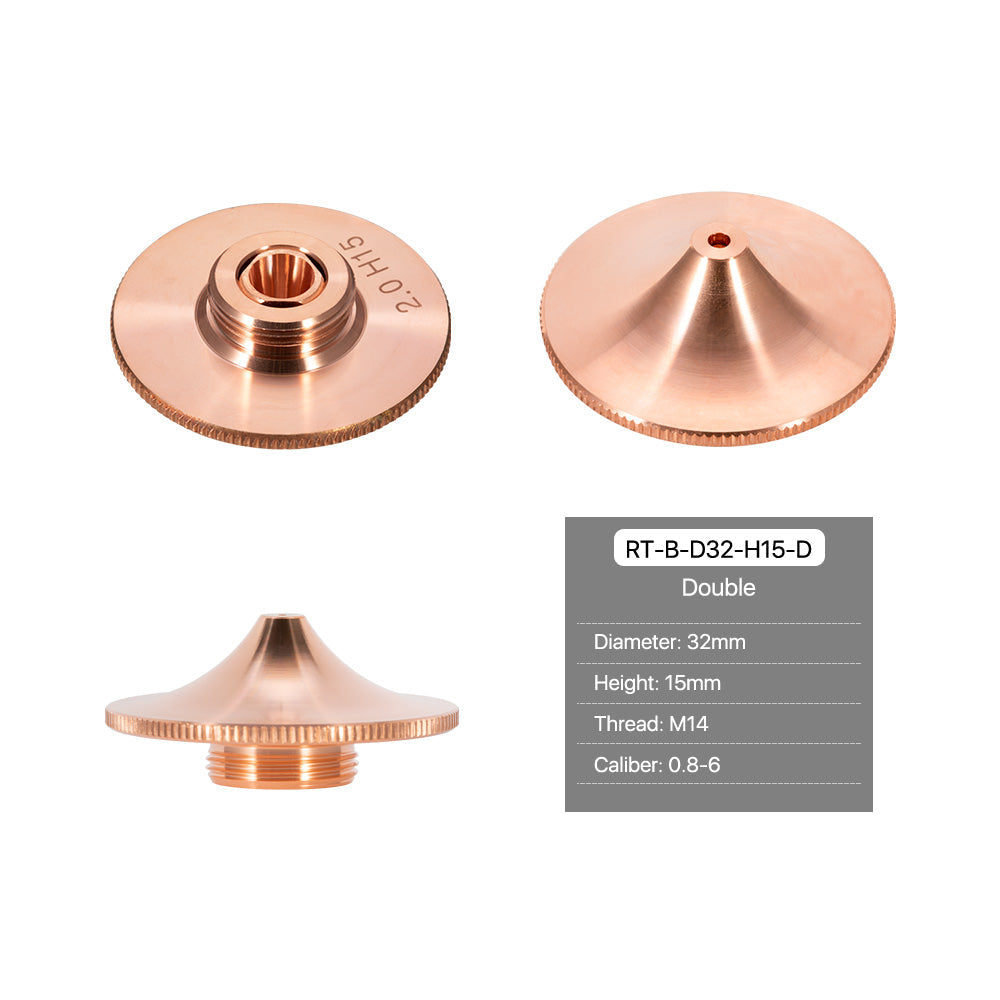 Cloudray Raytools B Type Laser Cutting Nozzles