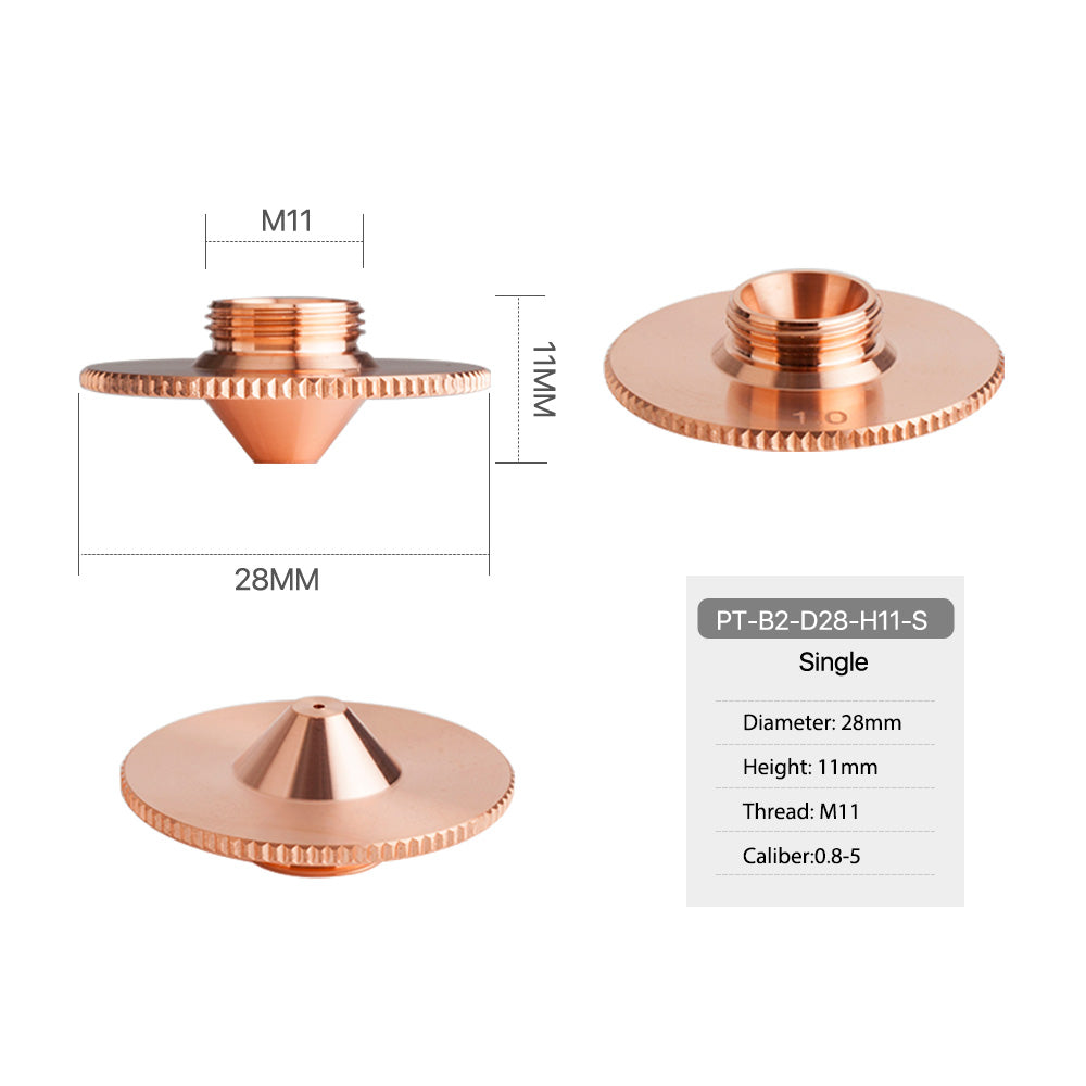 Cloudray For PT B Type Laser Cutting Nozzles